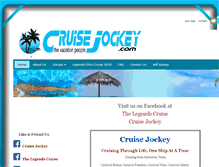 Tablet Screenshot of cruisejockey.com